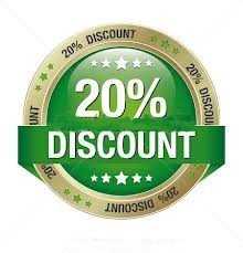 20 percent button